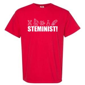 Steminist March For Science Logo Garment-Dyed Heavyweight T-Shirt