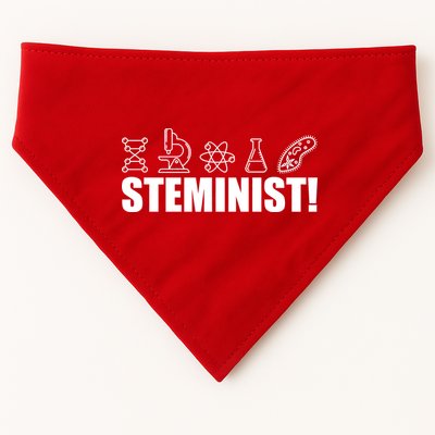 Steminist March For Science Logo USA-Made Doggie Bandana
