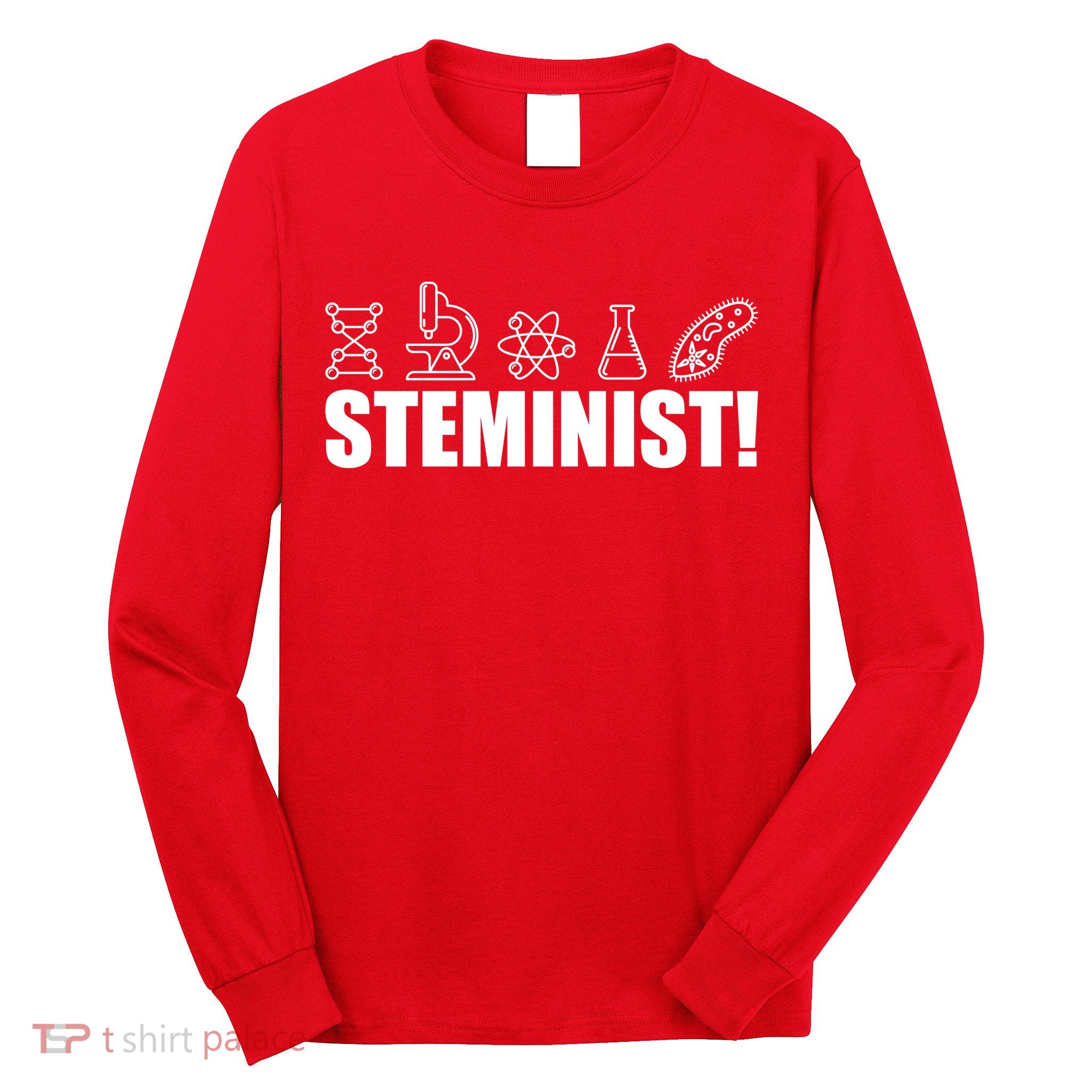 Steminist March For Science Logo Long Sleeve Shirt
