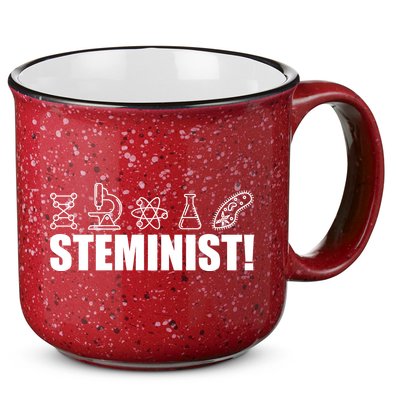 Steminist March For Science Logo 15oz Campfire Ceramic Mug