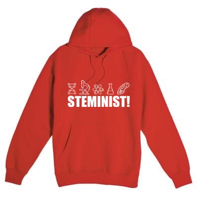 Steminist March For Science Logo Premium Pullover Hoodie