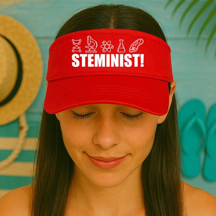 Steminist March For Science Logo Visor