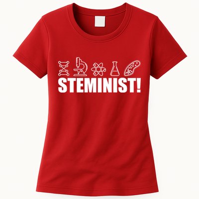 Steminist March For Science Logo Womens T-Shirt