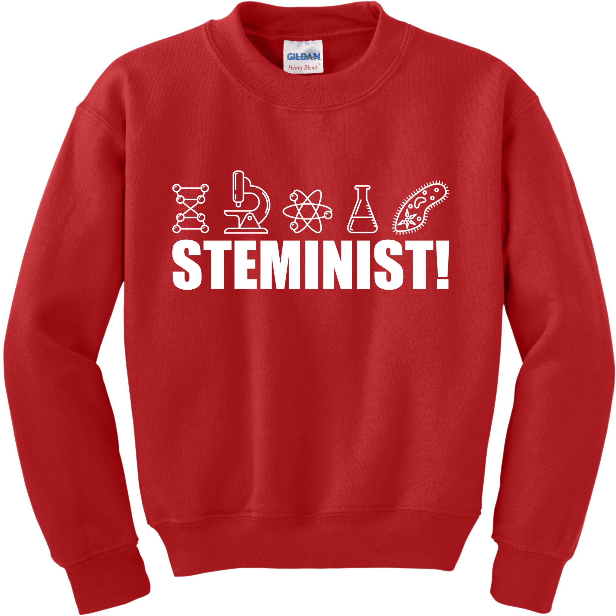 Steminist March For Science Logo Kids Sweatshirt