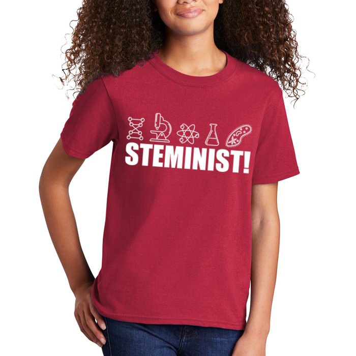 Steminist March For Science Logo Kids T-Shirt