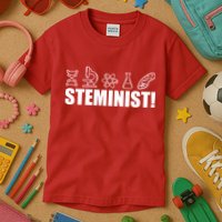 Steminist March For Science Logo Kids T-Shirt