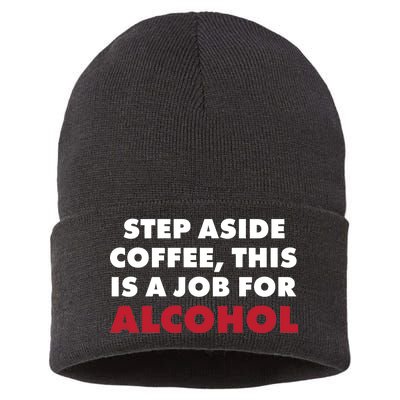 Step Aside Coffee This Is A Job For Alcohol Sustainable Knit Beanie