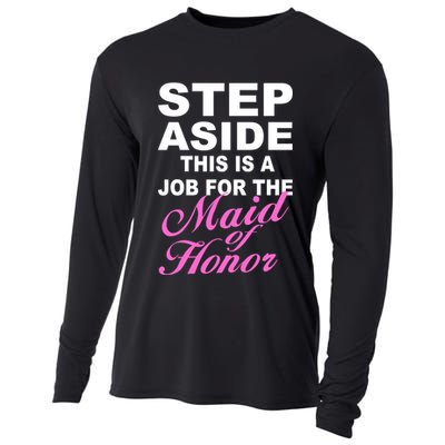 Step Aside This Is A Job For The Maid of Honor Cooling Performance Long Sleeve Crew