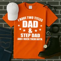 Step Dad Rocks Tall T-Shirt