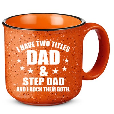 Step Dad Rocks 15oz Campfire Ceramic Mug