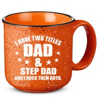 Step Dad Rocks 15oz Campfire Ceramic Mug
