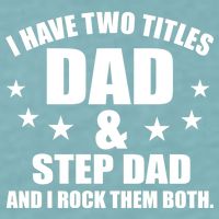 Step Dad Rocks Sueded Cloud Jersey T-Shirt