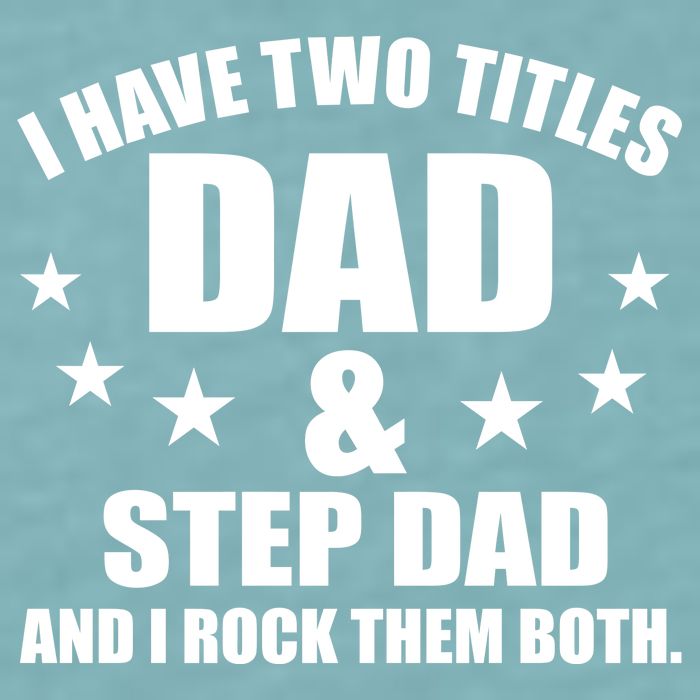 Step Dad Rocks Sueded Cloud Jersey T-Shirt
