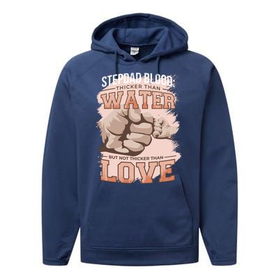 Stepdad Blood Love Performance Fleece Hoodie