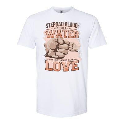 Stepdad Blood Love Softstyle® CVC T-Shirt