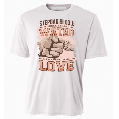 Stepdad Blood Love Cooling Performance Crew T-Shirt