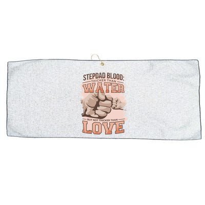 Stepdad Blood Love Large Microfiber Waffle Golf Towel