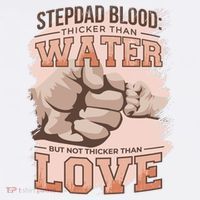 Stepdad Blood Love Trucker Hat