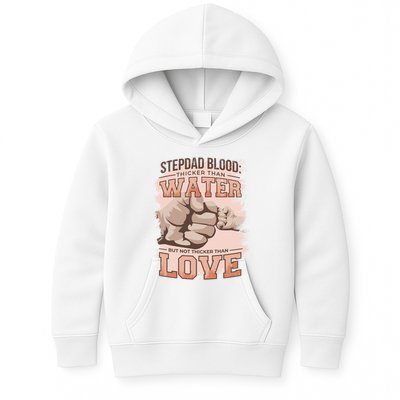 Stepdad Blood Love Kids Hoodie