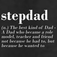 Stepdad Definition 7 Panel Mesh Trucker Snapback Hat