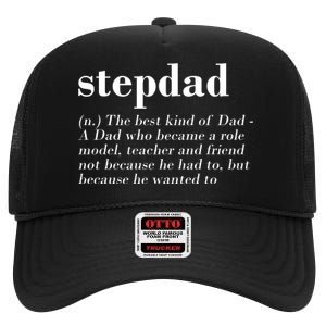 Stepdad Definition High Crown Mesh Back Trucker Hat