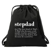 Stepdad Definition Drawstring Bag