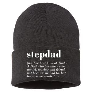 Stepdad Definition Sustainable Knit Beanie