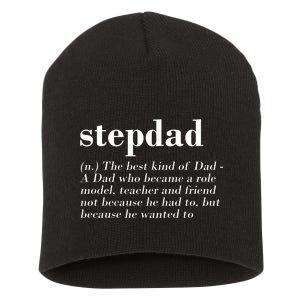 Stepdad Definition Short Acrylic Beanie