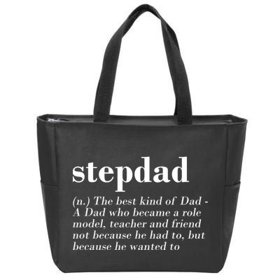 Stepdad Definition Zip Tote Bag