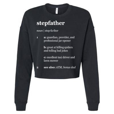 Stepfather Noun Definition Cropped Pullover Crew