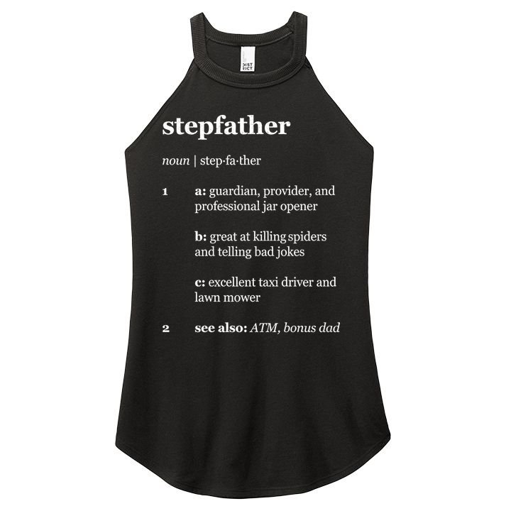Stepfather Noun Definition Women's Perfect Tri Rocker Tank