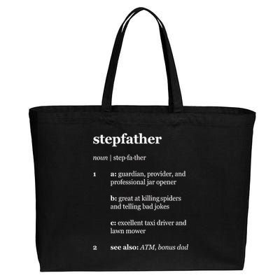 Stepfather Noun Definition Cotton Canvas Jumbo Tote