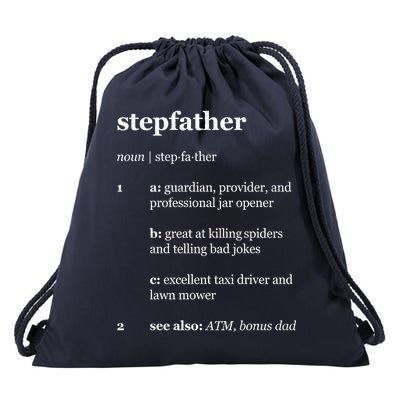 Stepfather Noun Definition Drawstring Bag