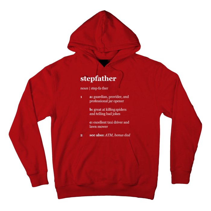 Stepfather Noun Definition Hoodie