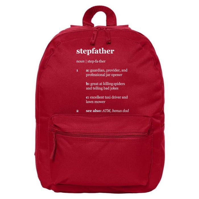 Stepfather Noun Definition 16 in Basic Backpack