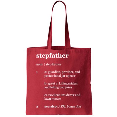 Stepfather Noun Definition Tote Bag