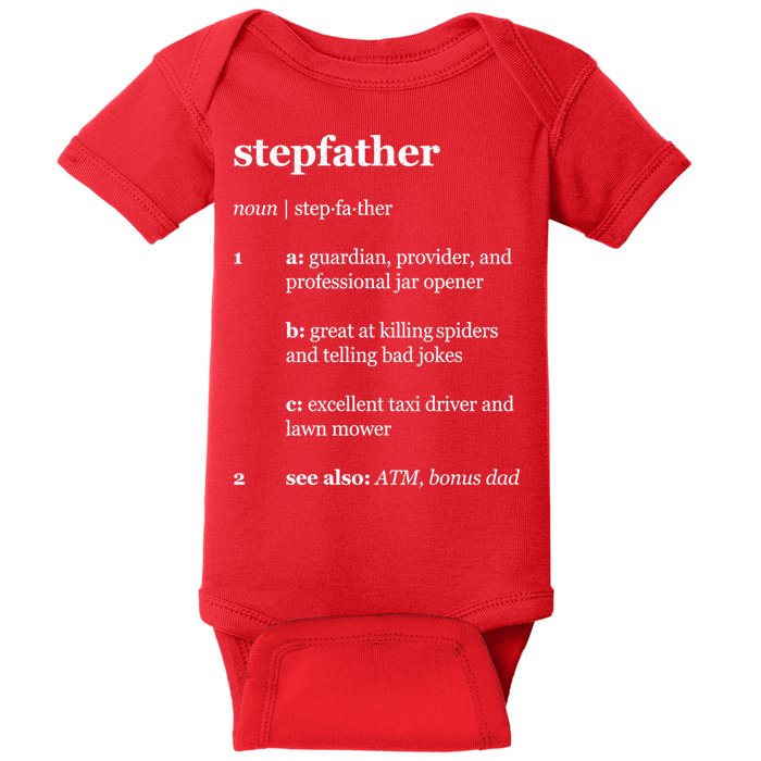 Stepfather Noun Definition Baby Bodysuit