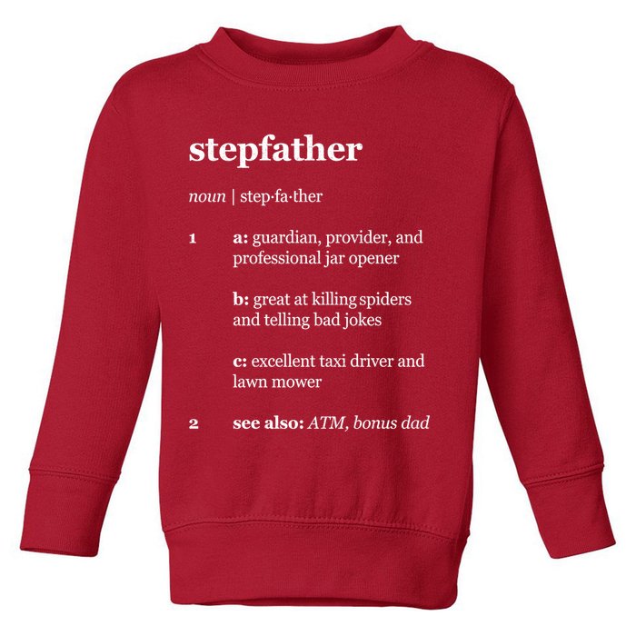 Stepfather Noun Definition Toddler Sweatshirt