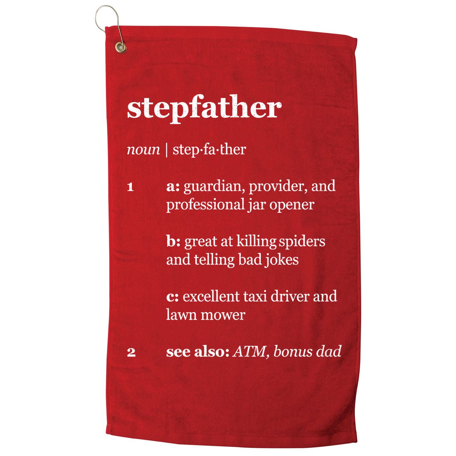 Stepfather Noun Definition Golf Towel