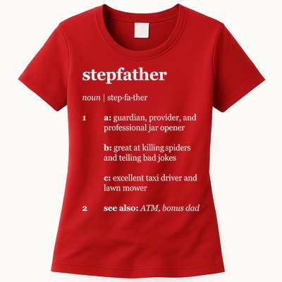 Stepfather Noun Definition Womens T-Shirt
