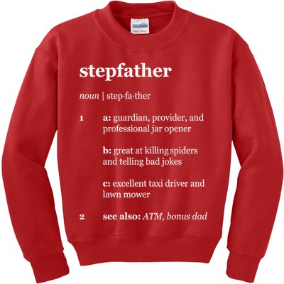 Stepfather Noun Definition Kids Sweatshirt