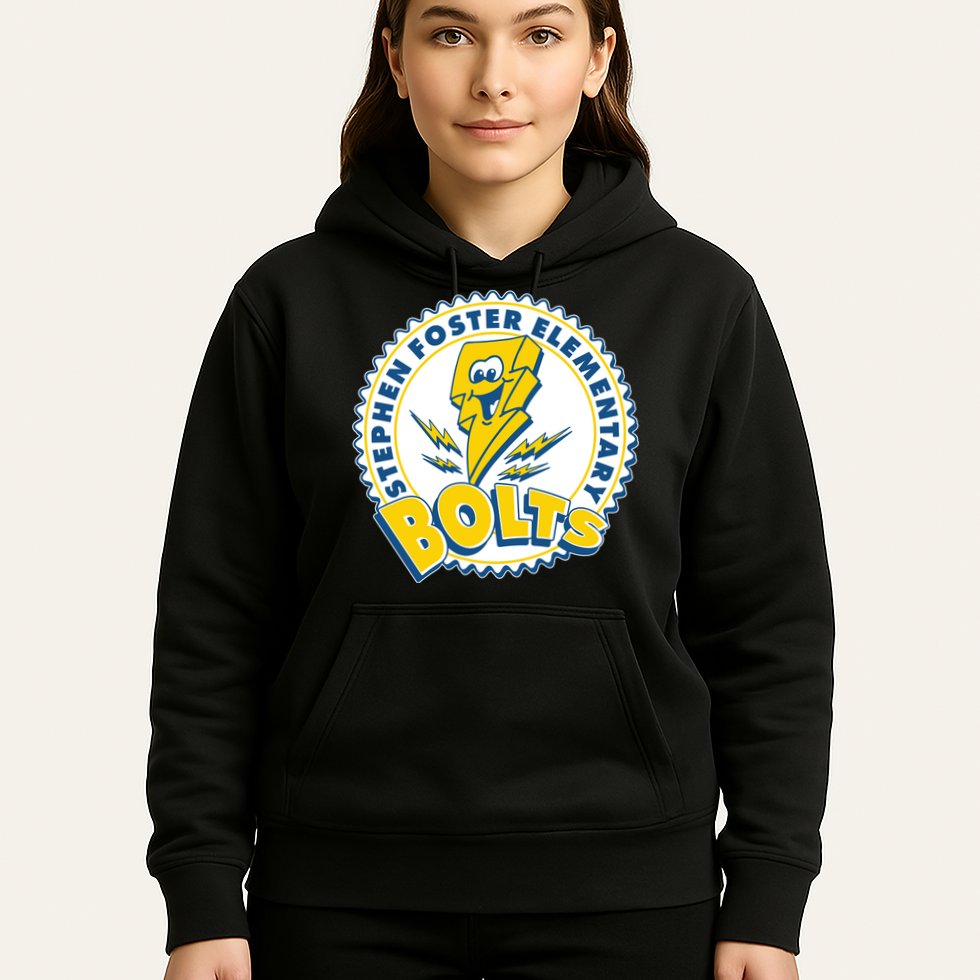 Stephen Foster Elementary Bolts Logo Hoodie