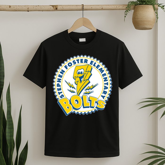Stephen Foster Elementary Bolts Logo T-Shirt