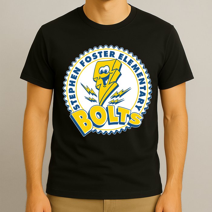 Stephen Foster Elementary Bolts Logo T-Shirt