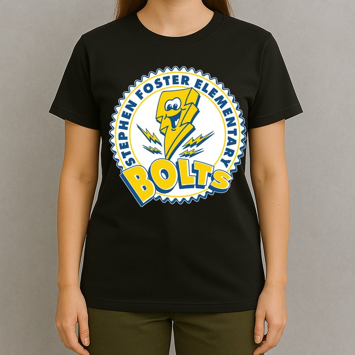 Stephen Foster Elementary Bolts Logo T-Shirt