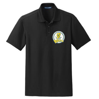 Stephen Foster Elementary Bolts Logo Dry Zone Grid Polo
