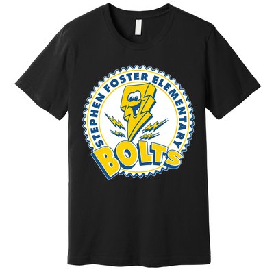 Stephen Foster Elementary Bolts Logo Premium T-Shirt
