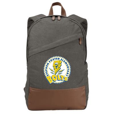 Stephen Foster Elementary Bolts Logo Cotton Canvas Backpack