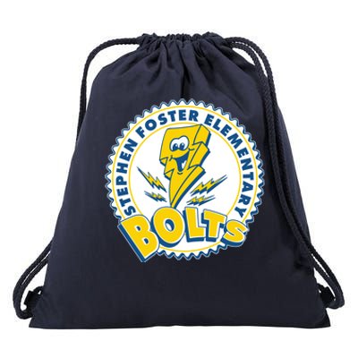 Stephen Foster Elementary Bolts Logo Drawstring Bag