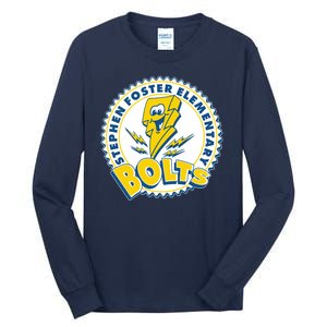 Stephen Foster Elementary Bolts Logo Tall Long Sleeve T-Shirt